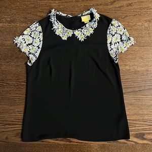 Maeve Blouse W/ Sunflower Detail